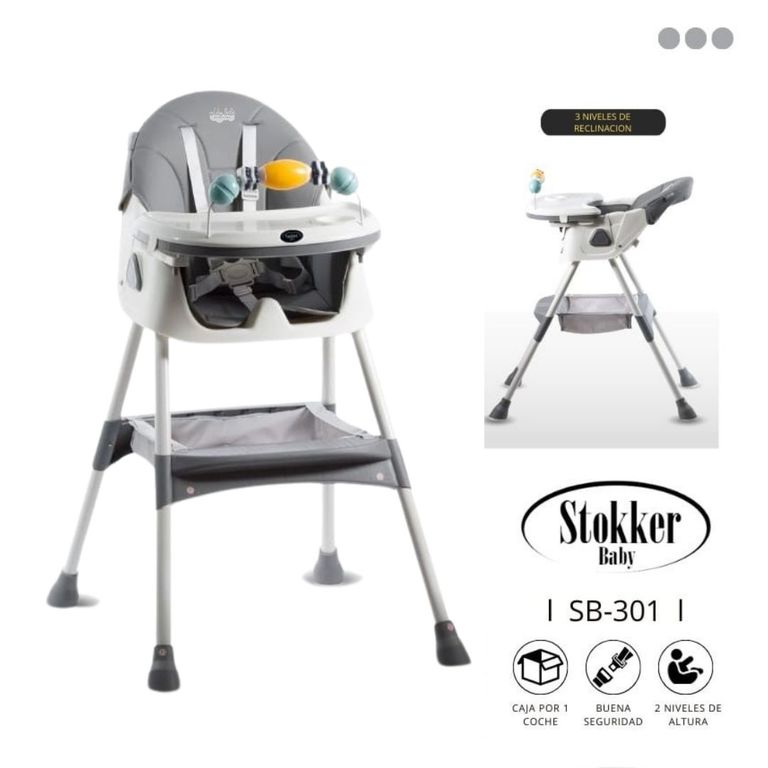 Silla de Comer Ploma de bebé modelo Venus Stokker