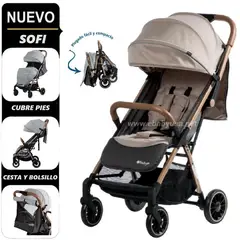 EBABY - Coche Maleta Sofi con Amplia canastilla