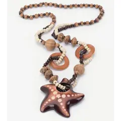 SHOPSMART - Collar Estrella en Madera