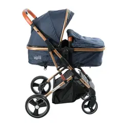 EBABY - Coche moisés Saturno de bebé color Azul