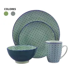 ICHIMATSU - JUEGO LOZA CHINA X 24 PZ DEC.