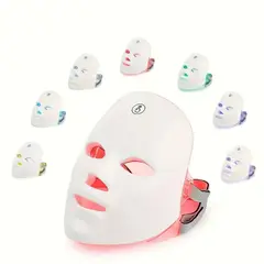 GENERICO - Máscara Facial LED Rejuvenecedora 7 colores