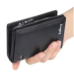 BAELLERRY - Billetera De Hombre 2 Cuerpos - Original