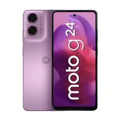 MOTOROLA - CELULAR MOTO G24 4GB RAM 256GB ROM - LAVANDA.
