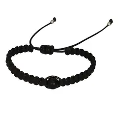 GENERICO - Pulsera Volcano Eye piedra natural Volcánica lisa Unisex