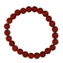 GENERICO - Pulsera Red Jade piedra Natural Unisex