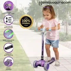 GENERICO - Scooter «KANYE» con Equipo de Protección Purple