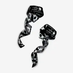 WORK OUT - STRAPS PARA LEVANTAR PESAS - GIMNASIO - CAMUFLADO