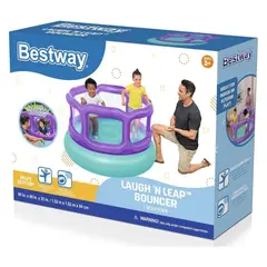 BESTWAY - Saltarin Infantil inflable color LILA con AZUL