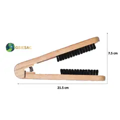 GENERICO - CEPILLO ALISADOR DE CABELLO CERDAS MIXTAS