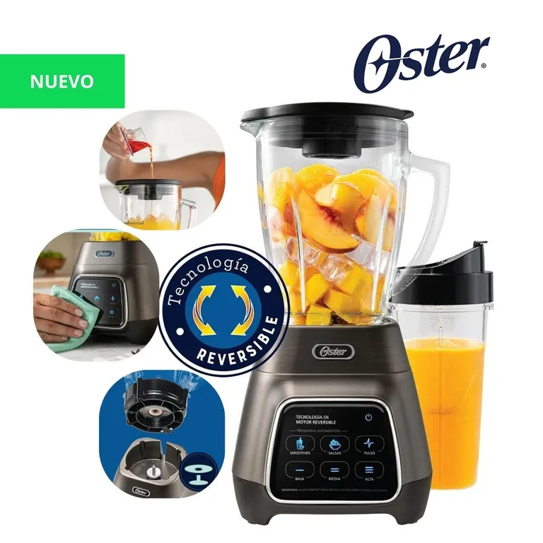 Licuadora con tecnología reversible pantalla táctil y vaso BLend-N-Go