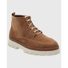 HUSH PUPPIES - Botín Mujer Ruffen Marrón