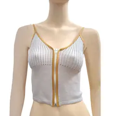 GENERICO - SUETER CROP TOP MUJER CASUAL CIERRE GUI356-2025