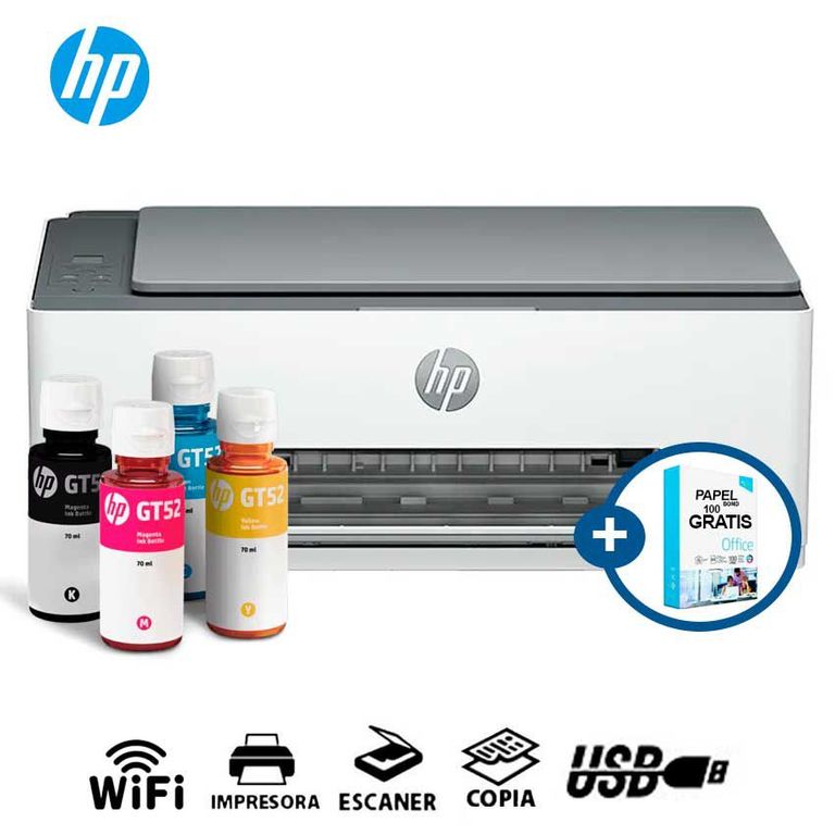 Impresora Smart Tank 580 MULTIFUNCIONAL Tinta Continuo WIFI USB
