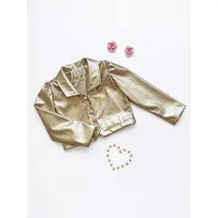 KIDS MASHMELO - Chaqueta en Cuerina Caiman para Niña