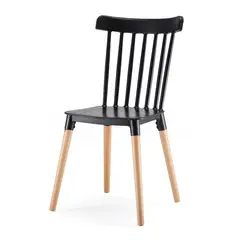 OFIDEAS - Silla de Comedor Kendal Negro Pack x 4 unid