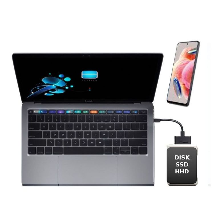 Convierte Disco Duro A Usb C thunderbolt Laptop Tablet Cell Macbook
