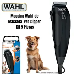 WAHL - Maquina de Mascota Pet Clipper Kit 9 Piezas