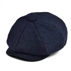KAST PE - Boina Beck Jaspeado Azul Talla L para Caballeros