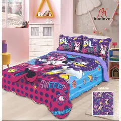 CUTE - CUBRECAMA CON SHERPA DISNEY DE 1.5 PLZ
