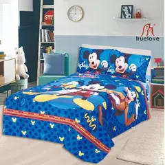 TRUELOVE - CUBRECAMA CON SHERPA DISNEY DE 1.5 PLZ