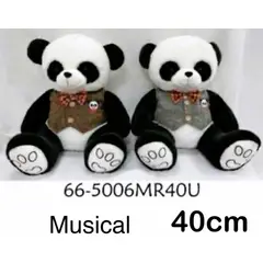 GENERICO - Oso Panda De Peluche de 40Cm musical