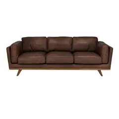 CENTRAL DECCO - SOFA 3 CUERPOS PAUL MARRON OSCURO