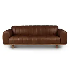 CENTRAL DECCO - SOFA 3 CUERPOS HAMZA MARRON OSCURO