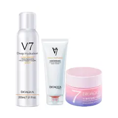 BIOAQUA - Trío Facial V7 Efecto Aclarante Y Antiedad