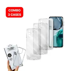 SPACE - Combo Case Para Motorola E32 Transparente