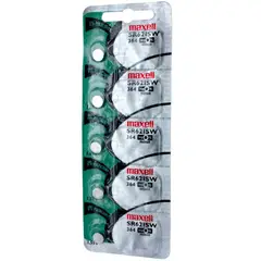 MAXELL - PILAS BOTON SR621- 364 BLISTER X 5 UNIDADES