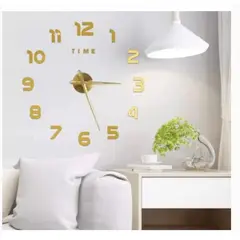 GENERICO - Reloj 3D moderno sin marco tendencia redes sociales