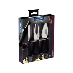 TRAMONTINA - Juego para queso de 3 PZ
