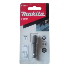 MAKITA - Dado Magnetico 1/4" x 50mm x 6mm B-38912 - Gris
