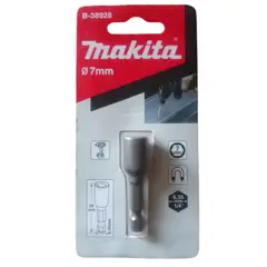 MAKITA - Dado Magnetico 1/4" x 50mm x 7mm B-38928 - Gris