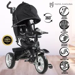 EVEZO - Triciclo Giratorio «LAHORE» Edición Limitada Black