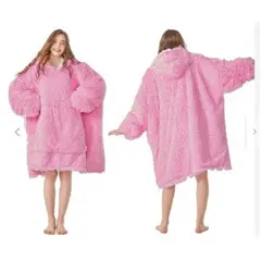 GENERICO - ULLTRA POLERA DE FELPA CON CAPUCHA PLUSH ROSADO