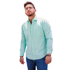 ZOHAR - CAMISA PARA HOMBRE - SEBASTIAN SNAAX - CELESTE AQUA