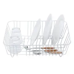INSPIRA - Organizador escurridor de utensilios y platos Blanco