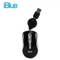 IBLUE - MOUSE MICRO RETRACTABLE XMK-977-BK