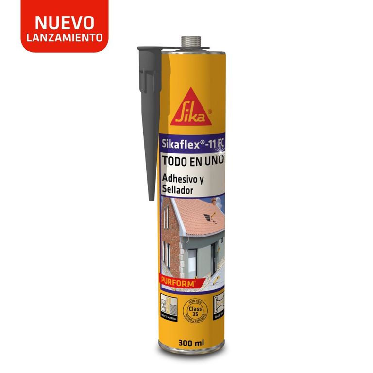 Adhesivo y Sellante elástico Sikaflex 11 FC Purform Gris 300ml