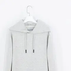 BHEVSK - Polera capucha basica melange