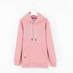 BHEVSK - Polera capucha basica rosa