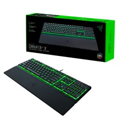 RAZER - TECLADO ORNATA V3 X MEMBRANE LOW PROFILE SP CHROMA BLACK
