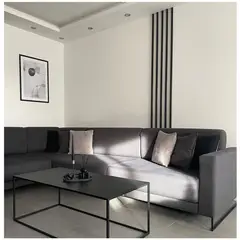 GENERICO - Mesa de centro industrial negro 80x50 negro