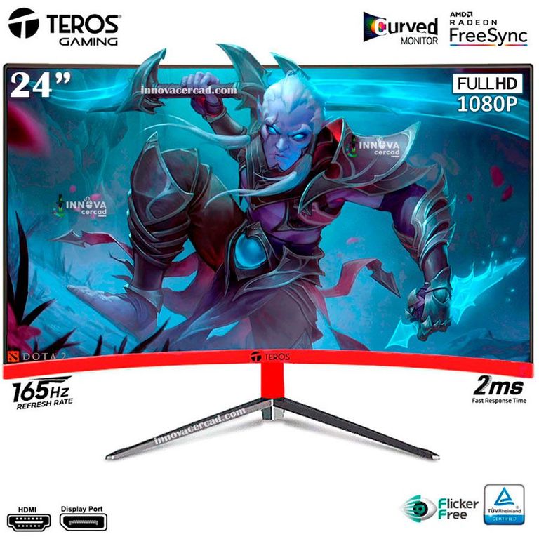 Monitor TE-2471G 24 VA CURVO Full HD 165HZ 2MS HDMIDP