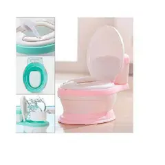 GENERICO - Inodoro Basin de Entrenamiento Musical para Niñas Rosado
