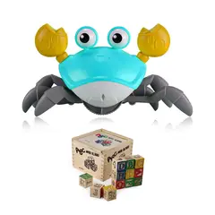 GENERICO - Cangrejo Caminador y Musical + Cubo Didáctico 48 Piezas