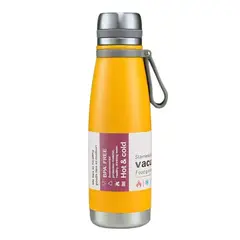 PENTHA - Termo Tomatodo De 1 Litro Acero Inoxidable Color Amarillo