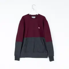 BHEVSK - Polera hombre burry guinda